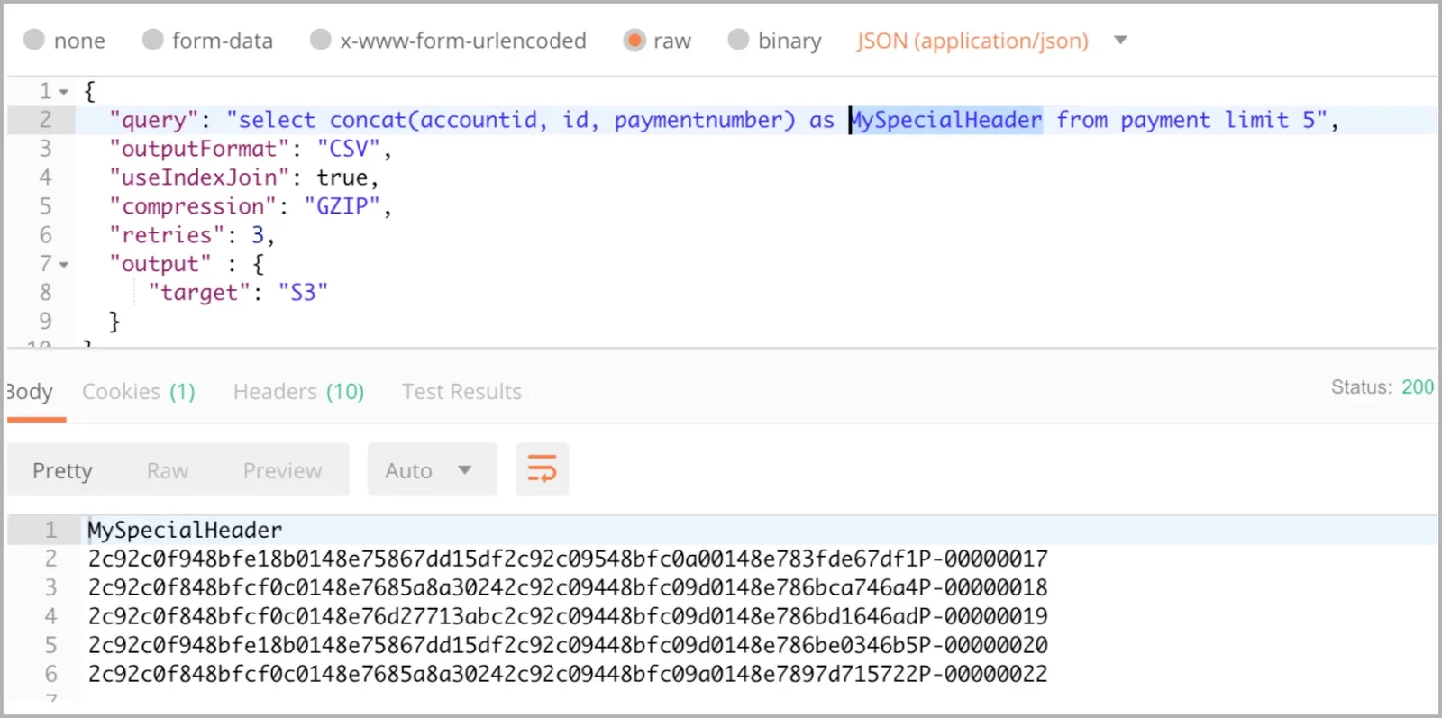 Bad example - for creating custom file 1