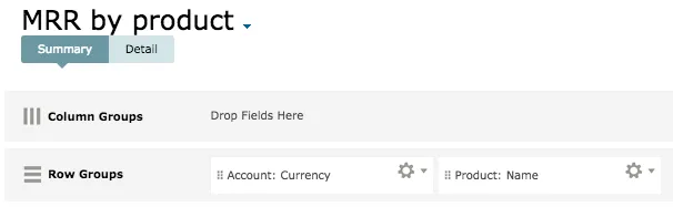 Image: reporting mrr product