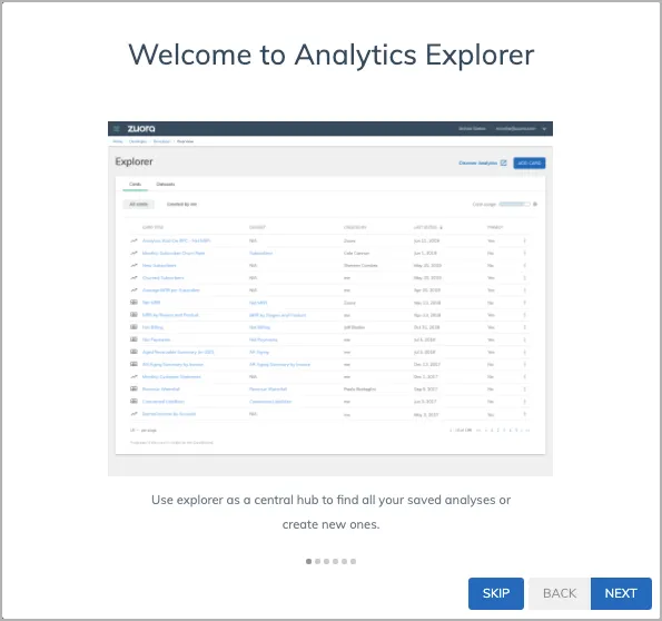 analytics tour guide