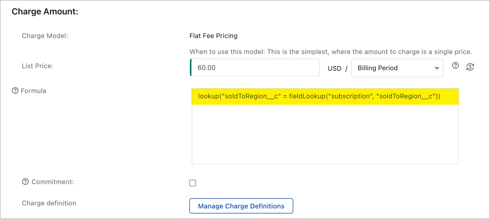 charge formula