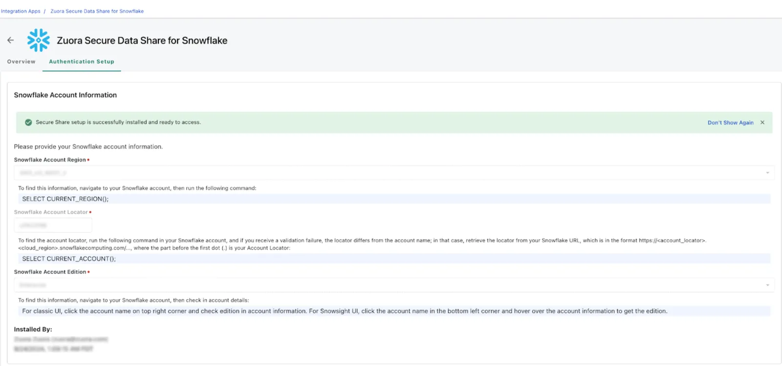 Secure Data Share UI 3