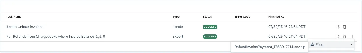 Custom billing document files