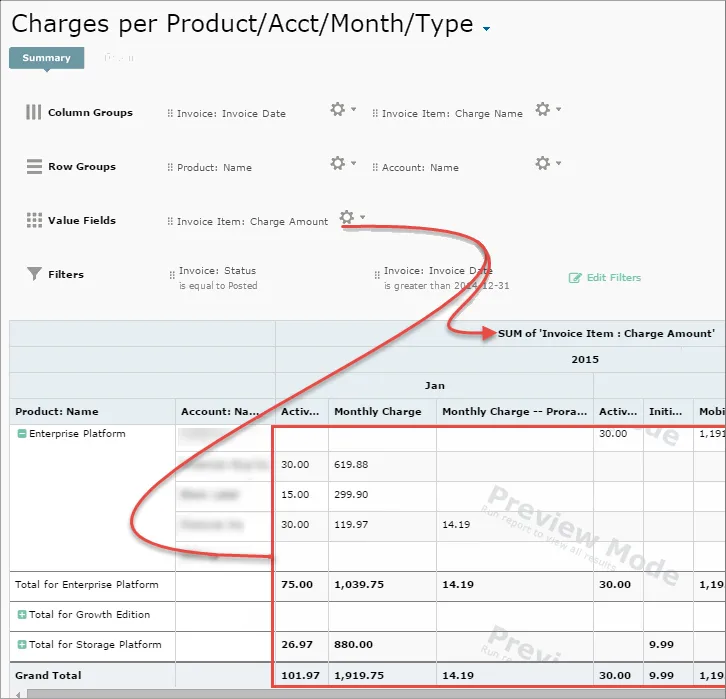 Image: SummaryReport ValueFields newFilter