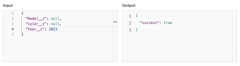 test function success