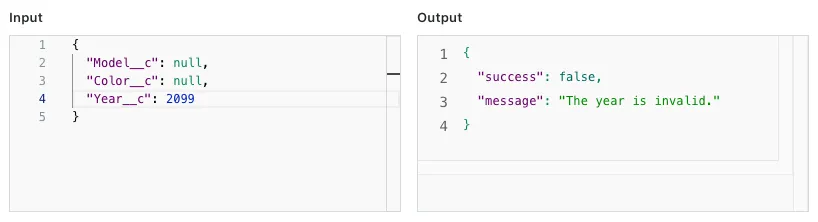 test function failure