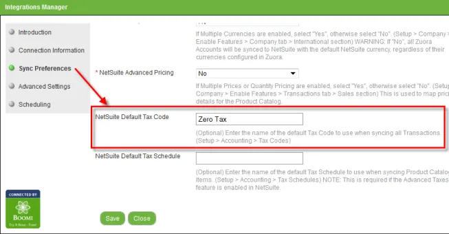 NS zerotaxcode